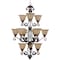 Maxim Lighting Symphony 12-Light 30" Wide Oil Rubbed Bronze Chandelier 11238SAOI - alternate 1